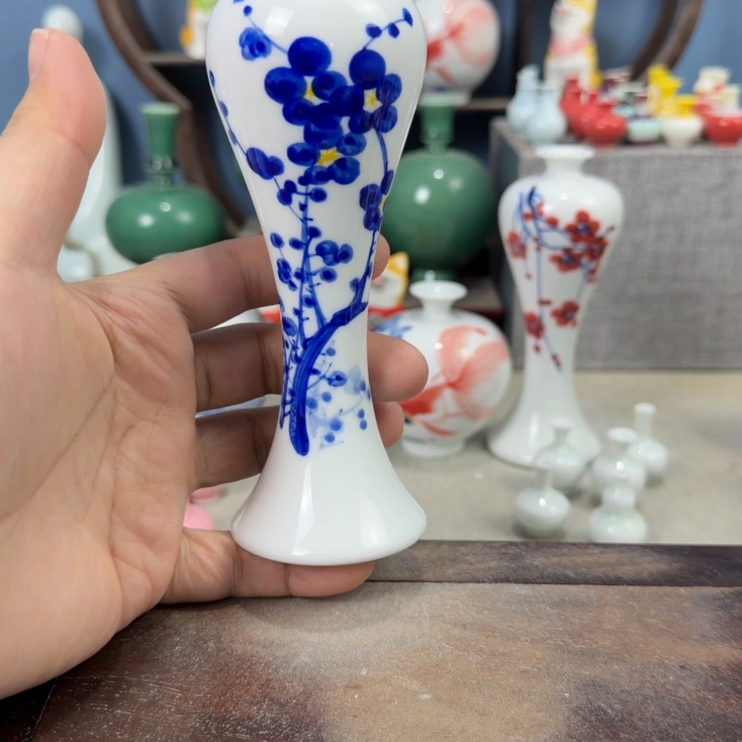 陶瓷手工小花器摆件