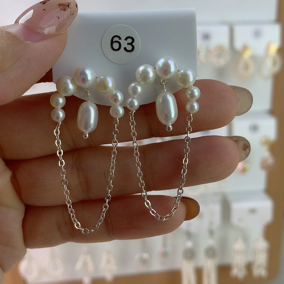 未镶嵌耳饰淡水珍珠