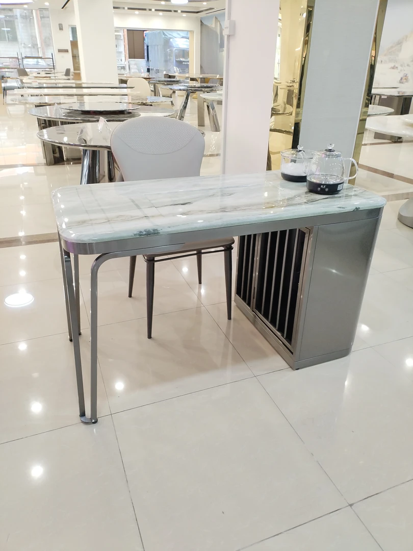 简约风格高端奢石（香格里拉）中式长方形茶台1.2*61*75