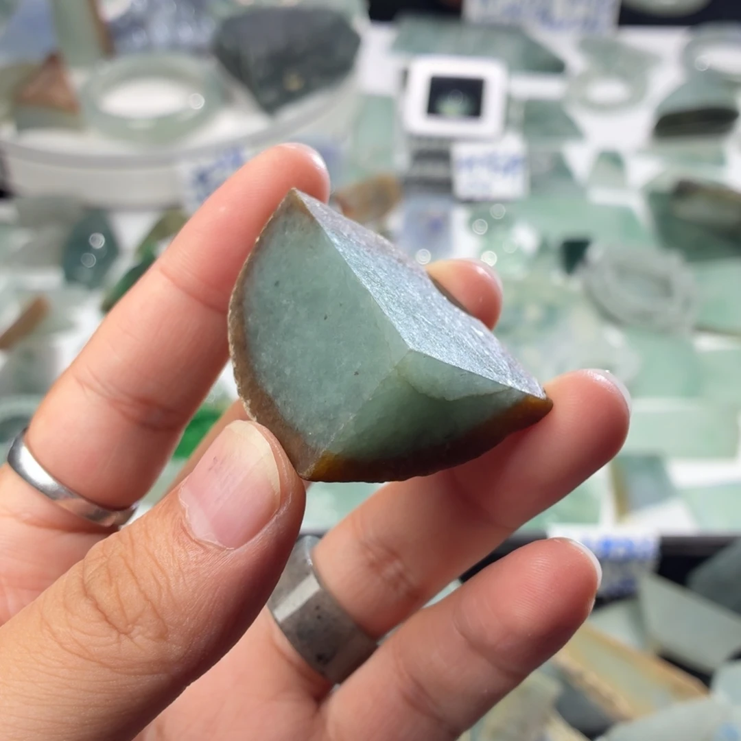 未镶嵌定制翡翠天然缅甸翡翠a货皮壳料
