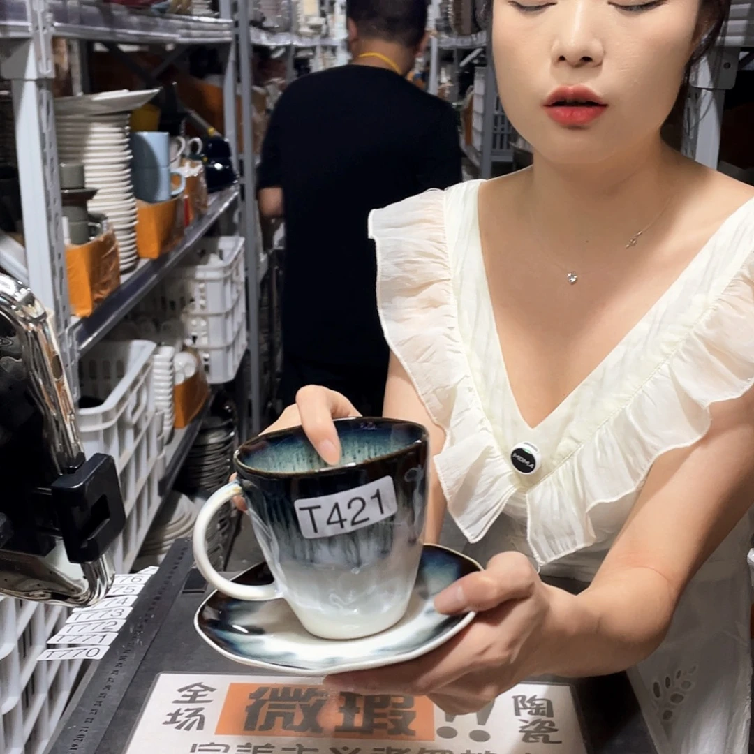 瓷片421            4杯4碟