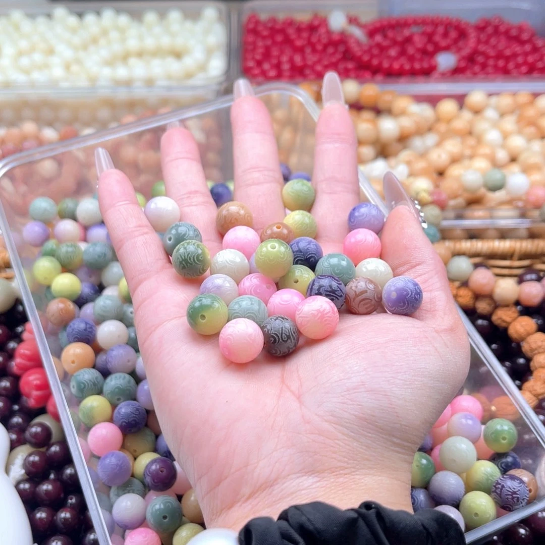 白玉菩提吊坠z12.5mm30+10颗。六子