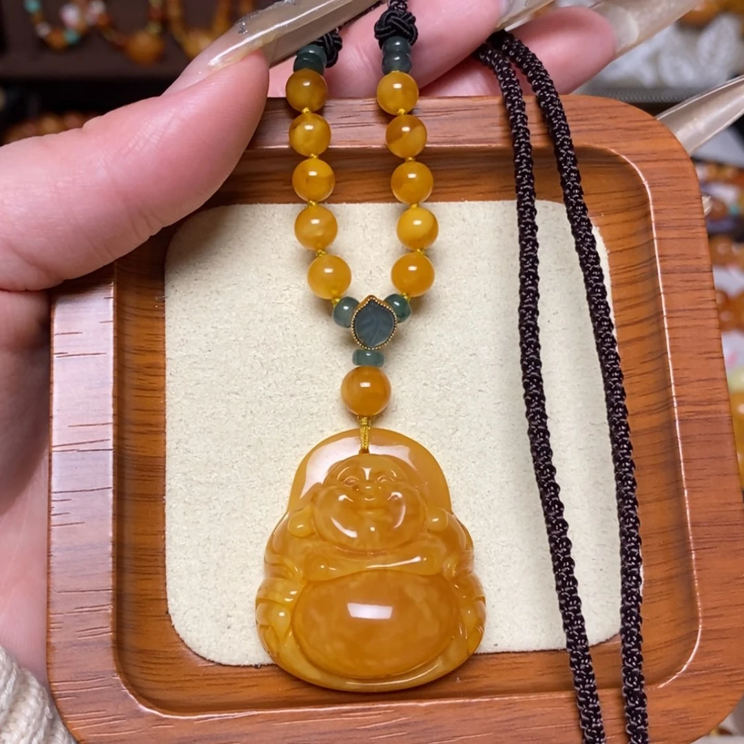 【闪购商品】蜜蜡颈饰未镶嵌项链