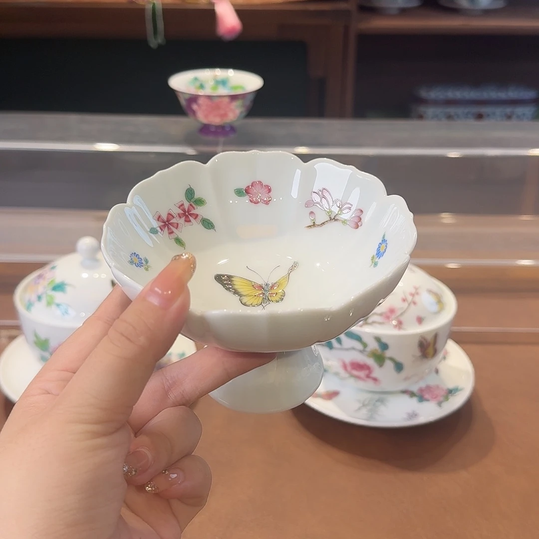 珐琅彩主人杯茶具套装