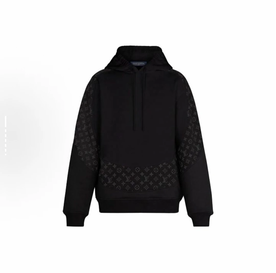 未使用 LouisVuitton/路易威登 圆周老花连帽卫衣/尺码L/编号8151