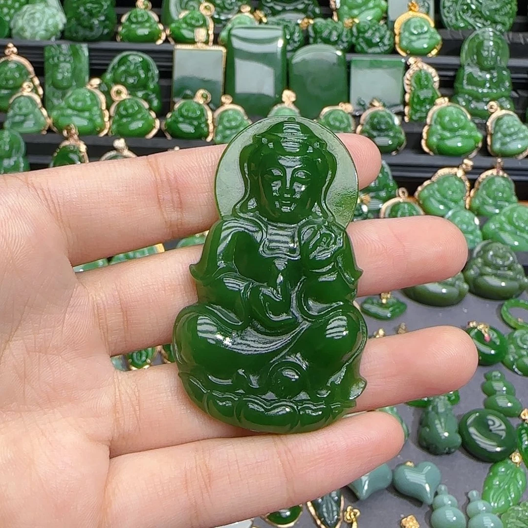 和田玉（碧玉）未镶嵌颈饰