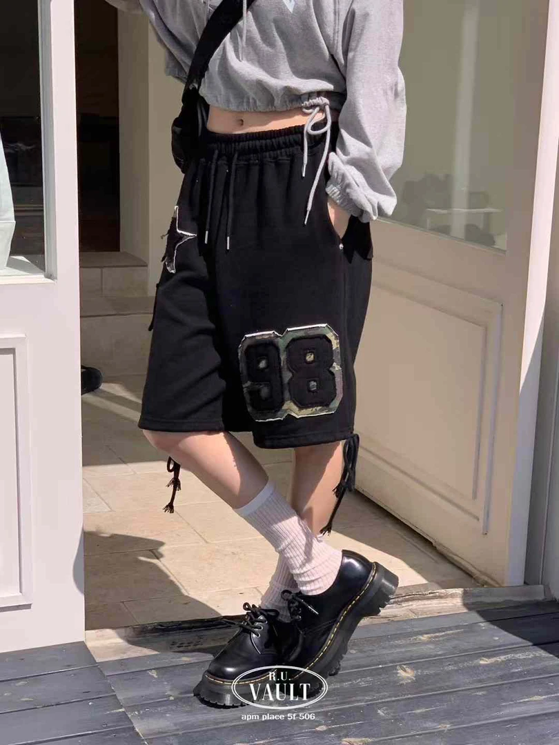 韩国新款字母毛圈大短裤（no退换）运动休闲百搭