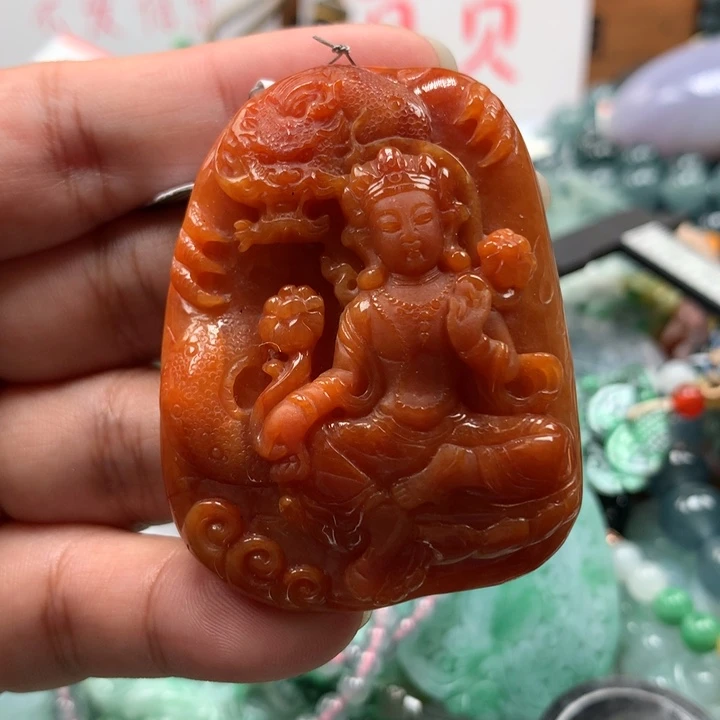 翡翠项链未镶嵌保真天然A货翡翠