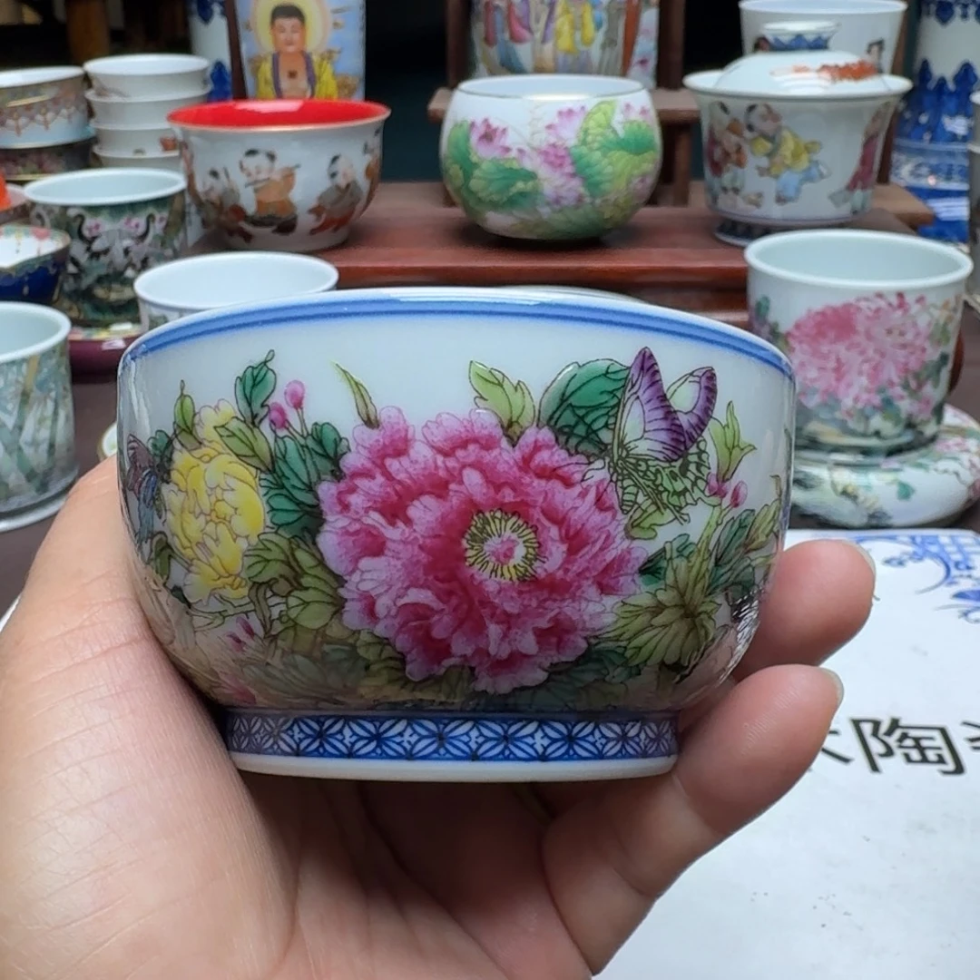 景德镇手工手绘展示