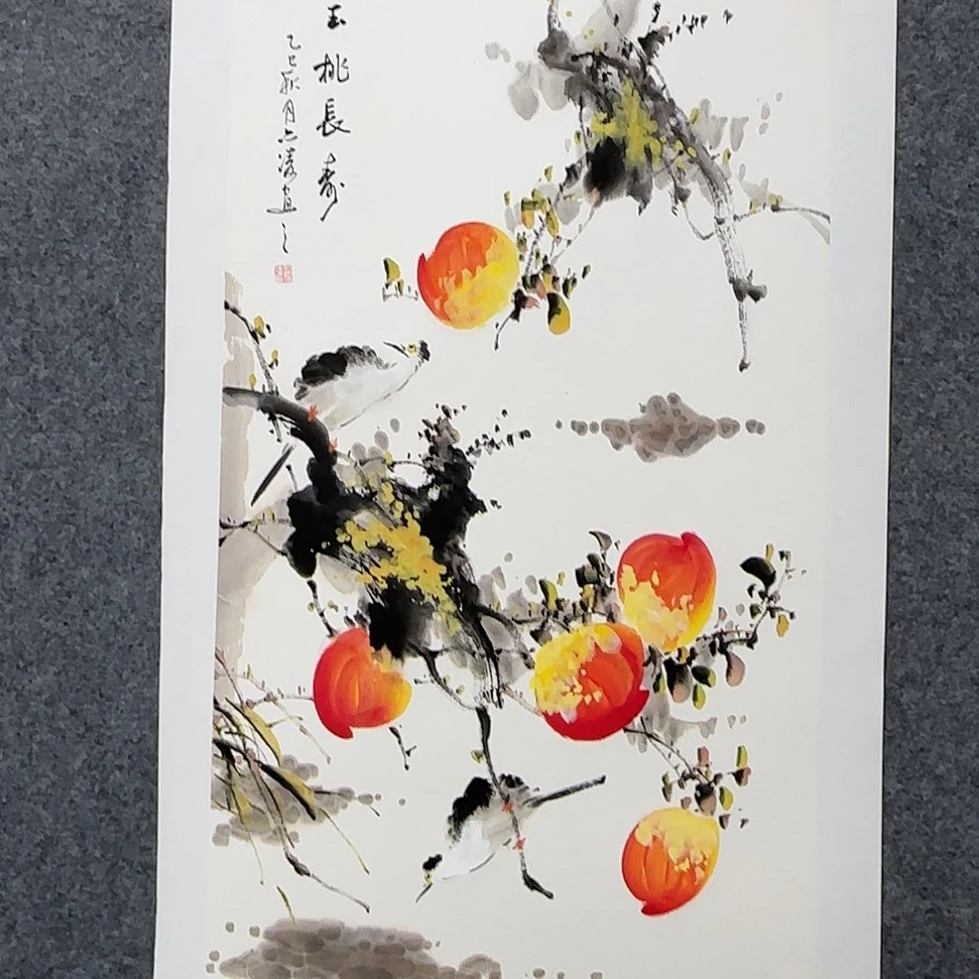 国画国画作品山水花鸟