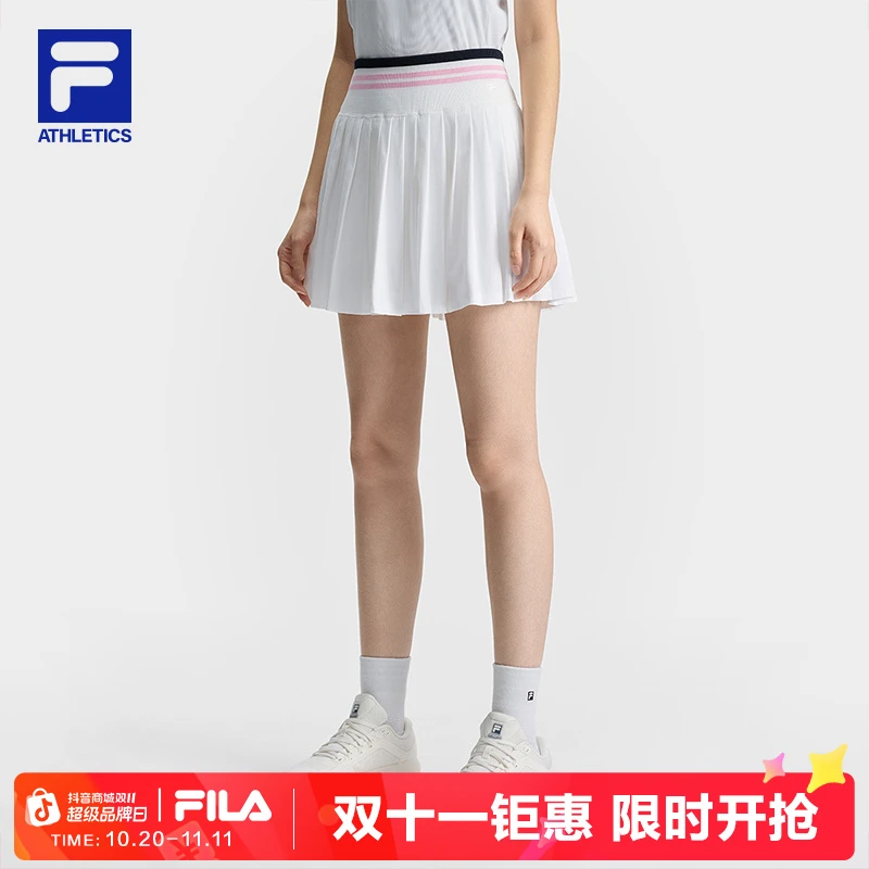 女款新款长裙时尚透气舒适显瘦休闲运动网球半身裙网球裙运动裙