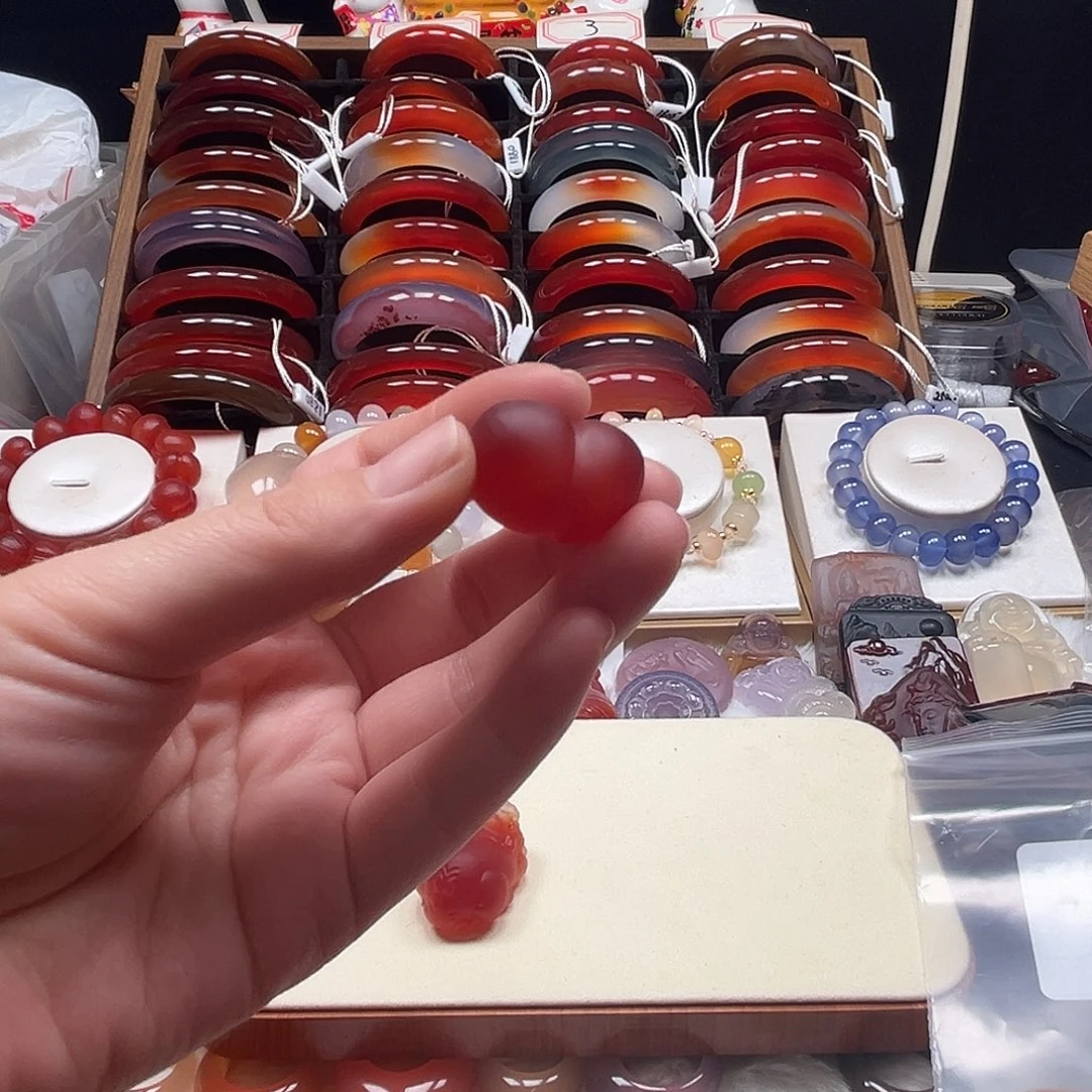 暄***暄玛瑙/玉髓未镶嵌戒指