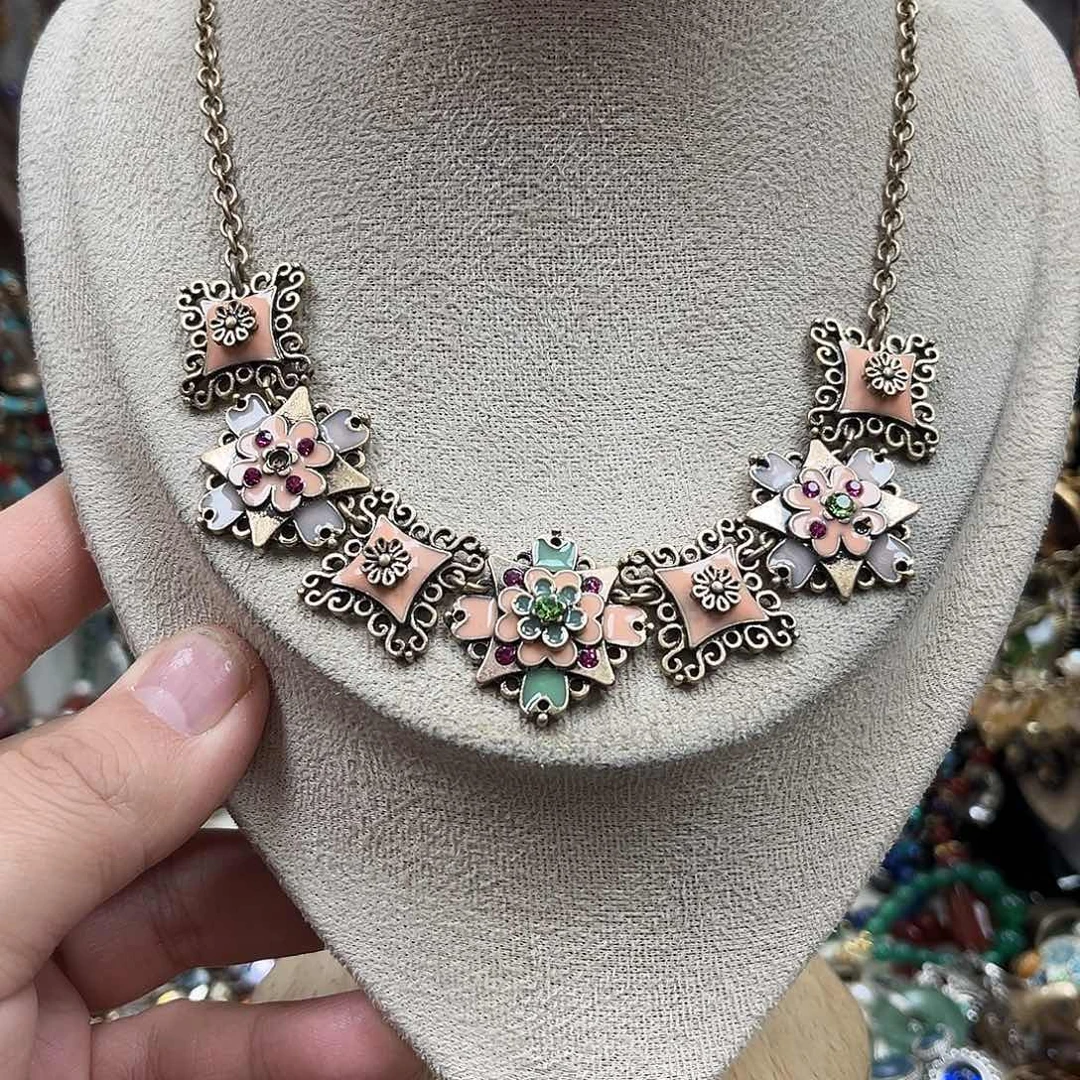 锌合金锡合金合金复古滴油项链