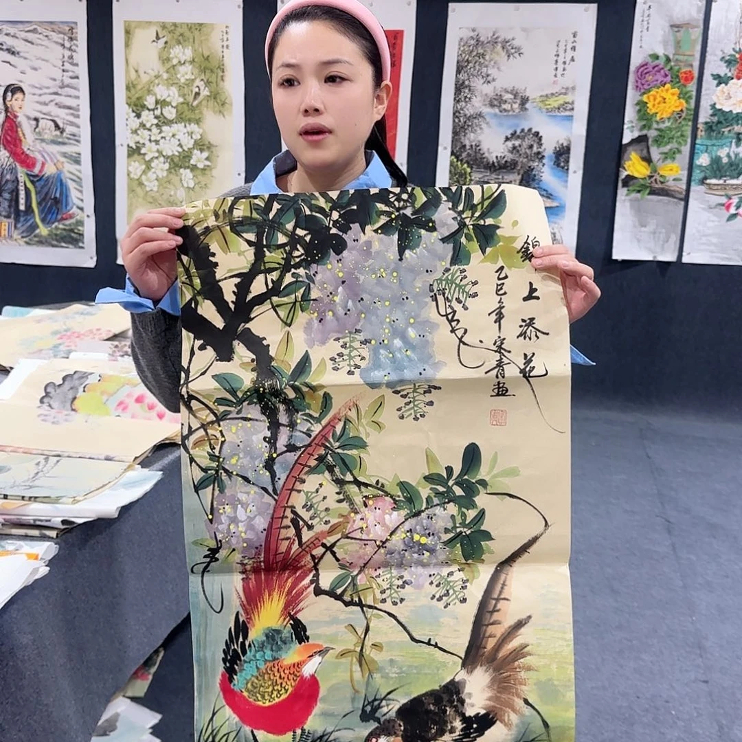 国画非常精美的一幅作品