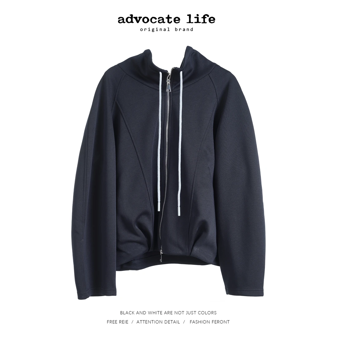 生活主张Advocatelife 秋冬新品长袖休闲开衫百搭短外套 25371014