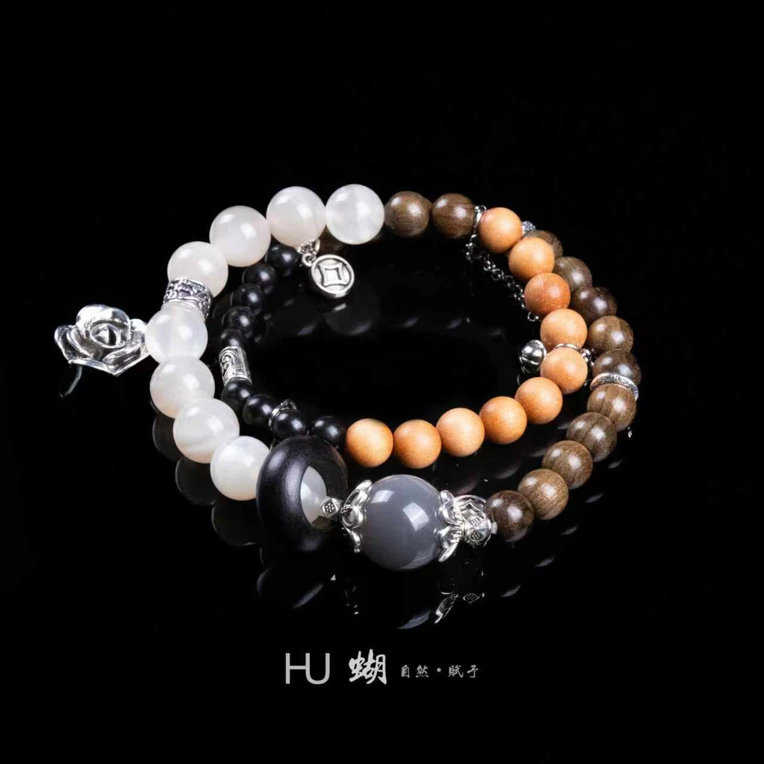 HU蝴｜重工款  如图如直播间所见即所得 水晶珠宝手链A1