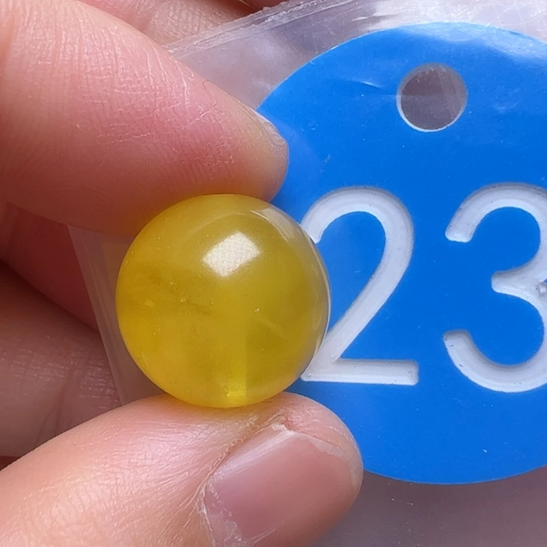 蜜蜡未镶嵌珠宝奇石花粉14.6m m