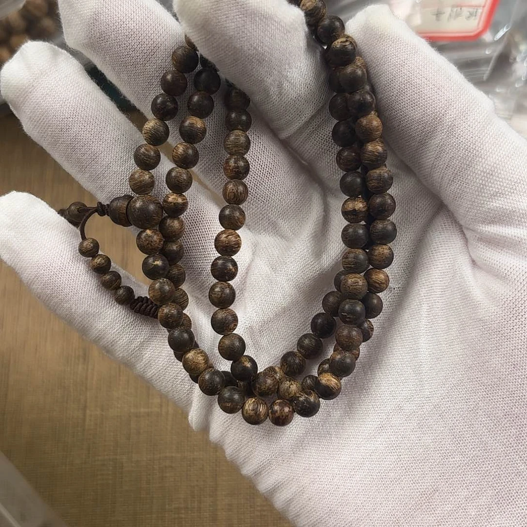 沉香手串多*达拉干正区圆珠多圈发一