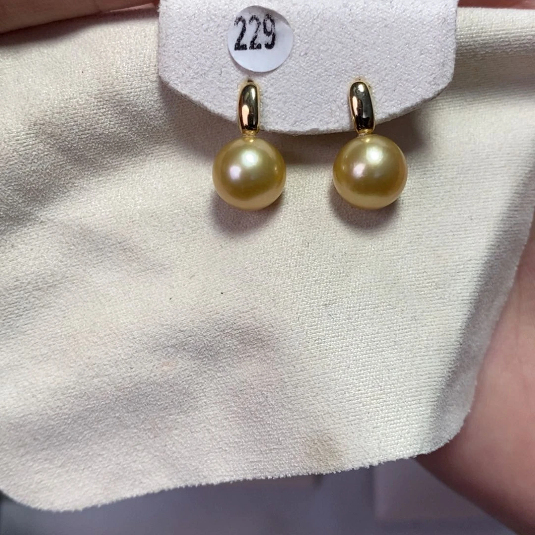 海水珍珠吊坠(不含链)18K金镶嵌