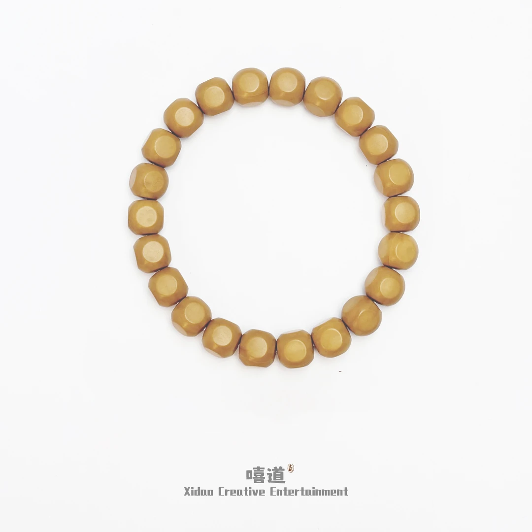 全品【六方】馒头料手串，全品无瑕疵，走色块，油色足