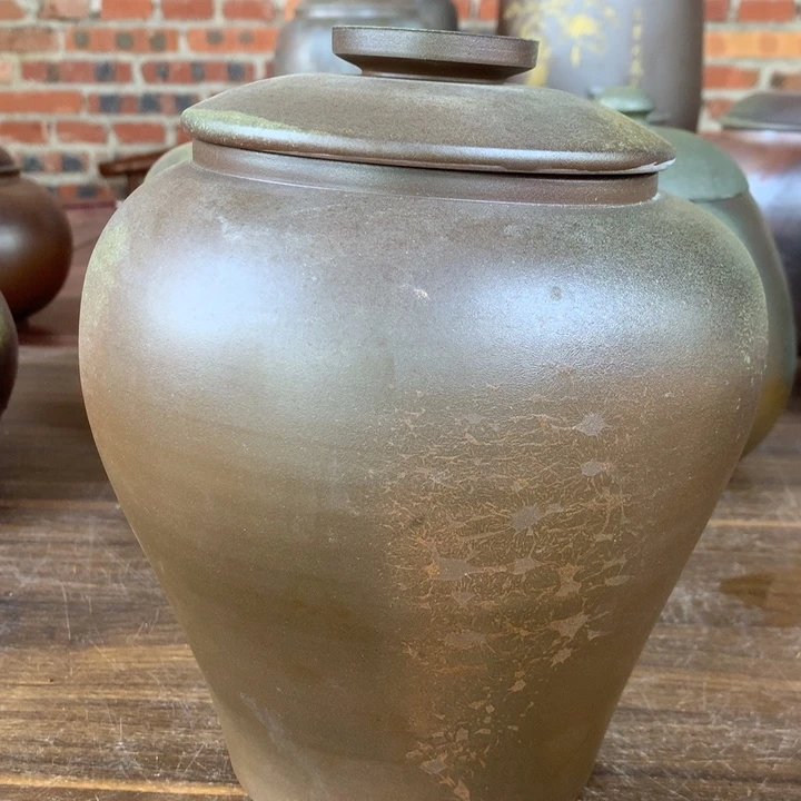 钦州坭兴陶柴烧茶叶罐09