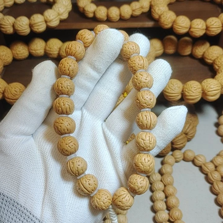 桃核手串野生元宝