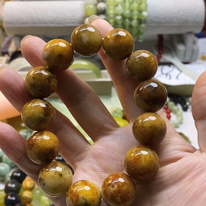 合金蛇纹石玉手镯8**3