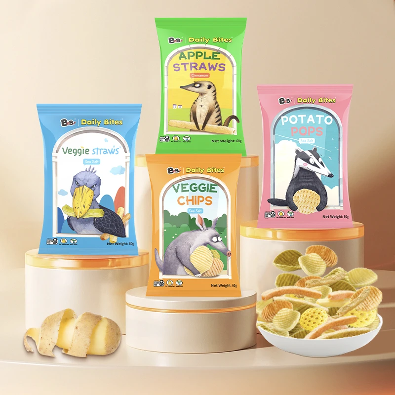 BeBi美国进口蔬薯条veggiestraws宝宝果蔬脆薯片儿童休闲零食