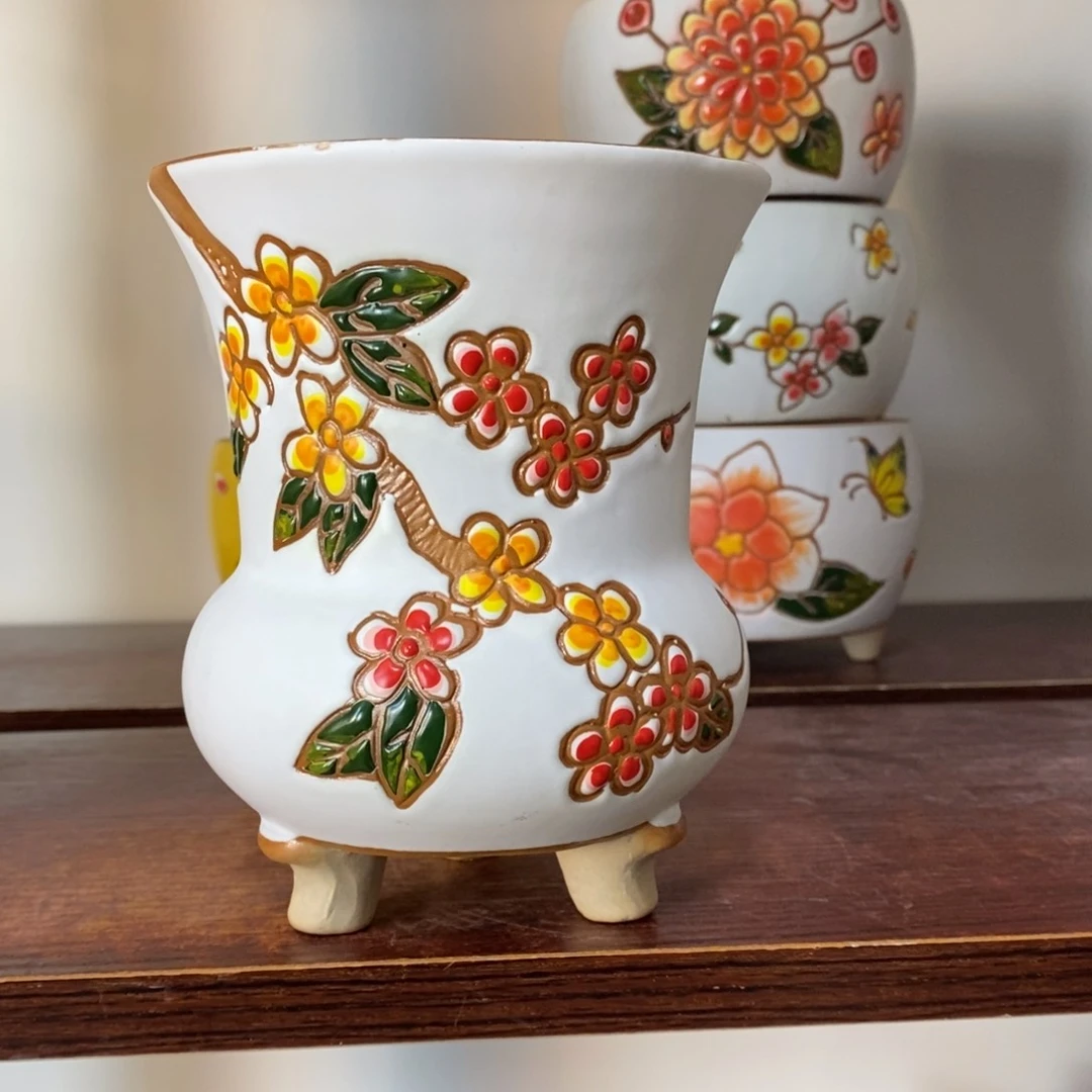 红陶韩式多肉植物花盆