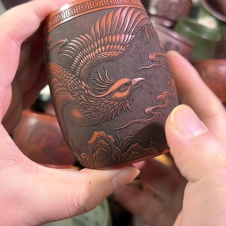 茶杯紫砂全手工紫砂主人杯