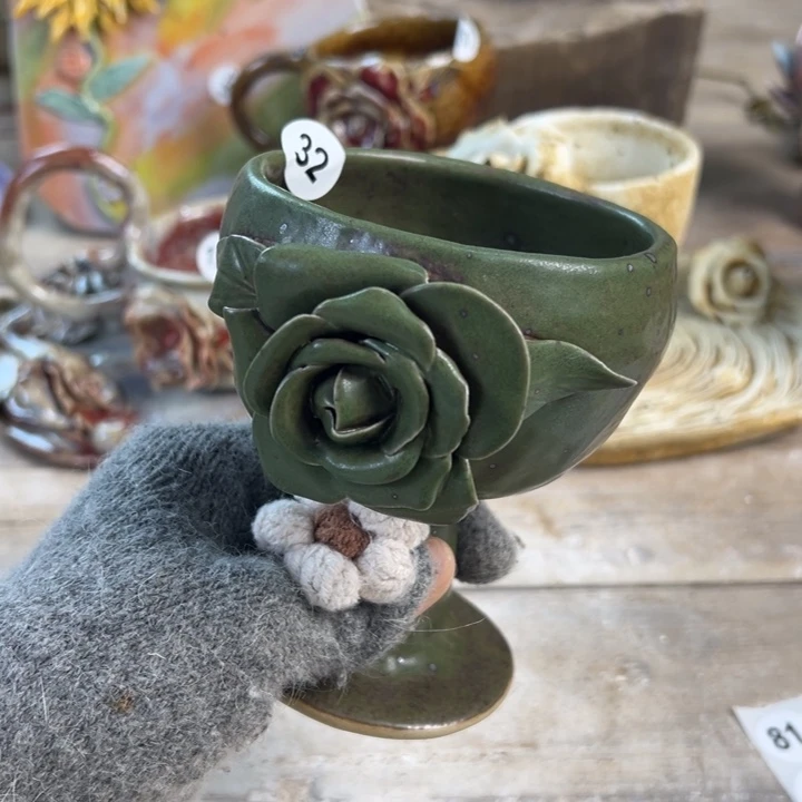 陶瓷懿树日式手捏餐具茶具