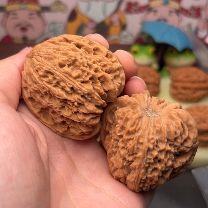 吊坠文玩核桃凹底拉丝蚂蚁纹南疆