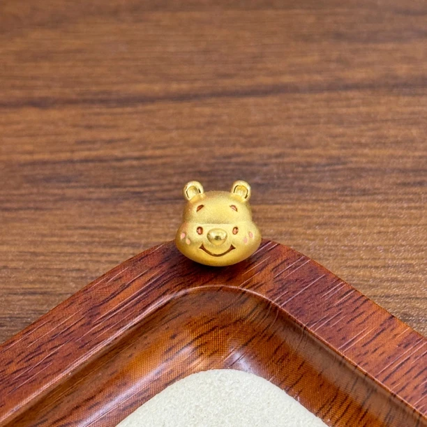 水贝黄金足金999加厚维尼熊DP1721