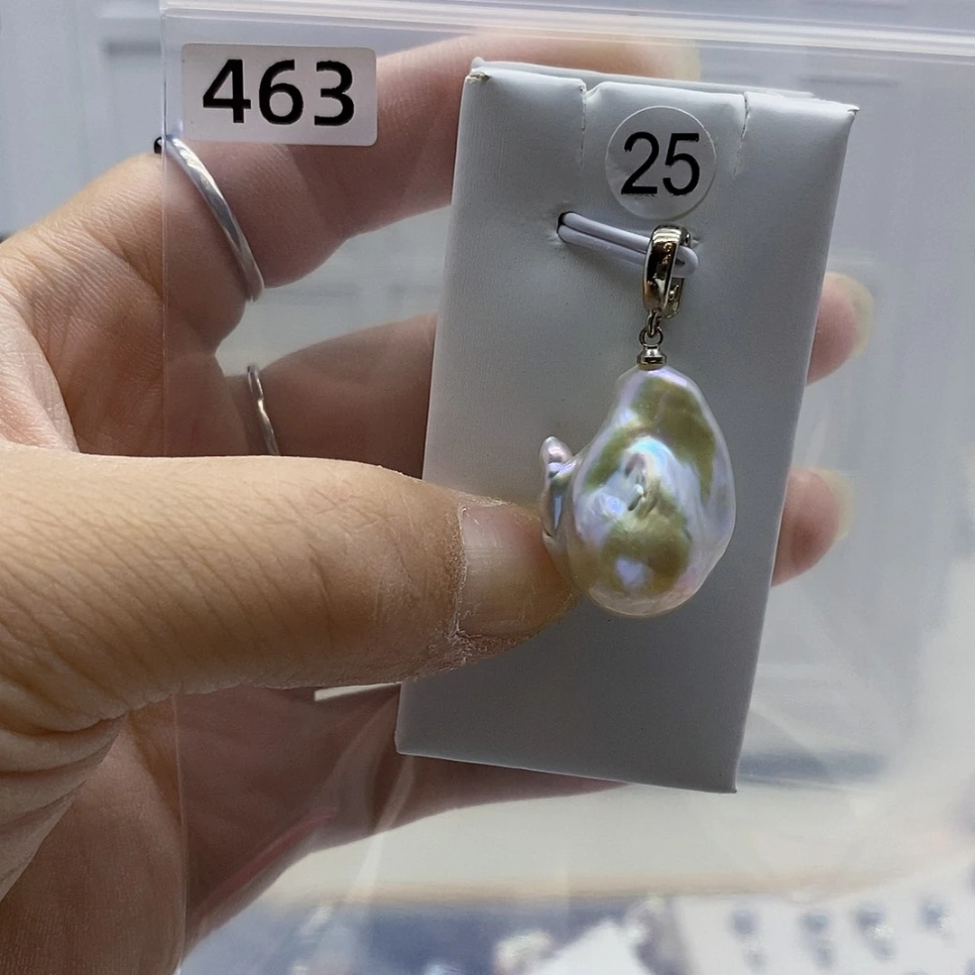 颈饰合金淡水珍珠