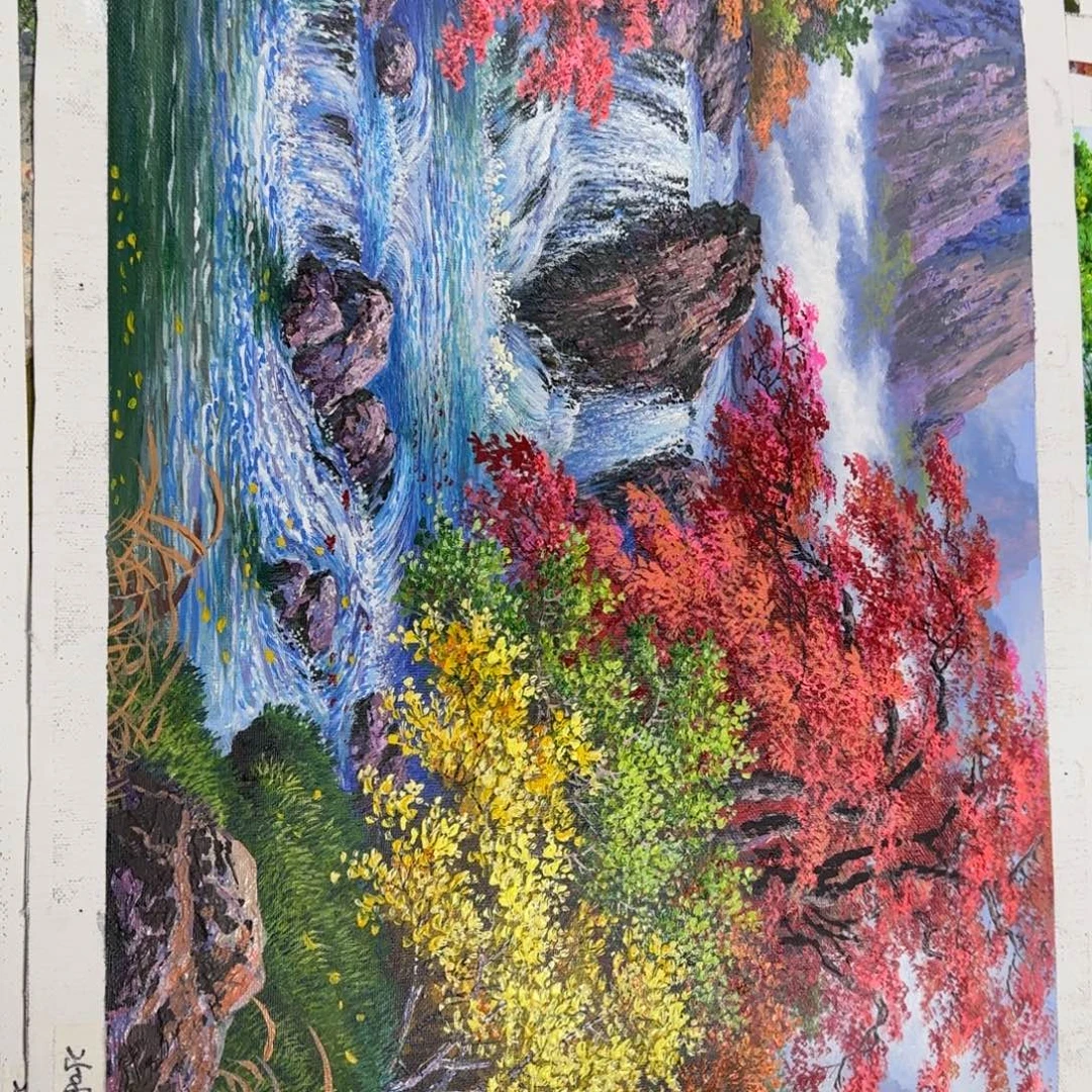 油画不知道为什么要这么