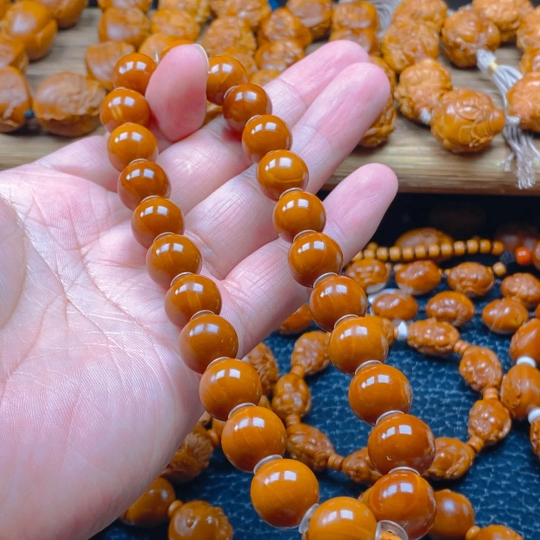 手串/手链橄榄核梅林铁核1.3正圆24颗