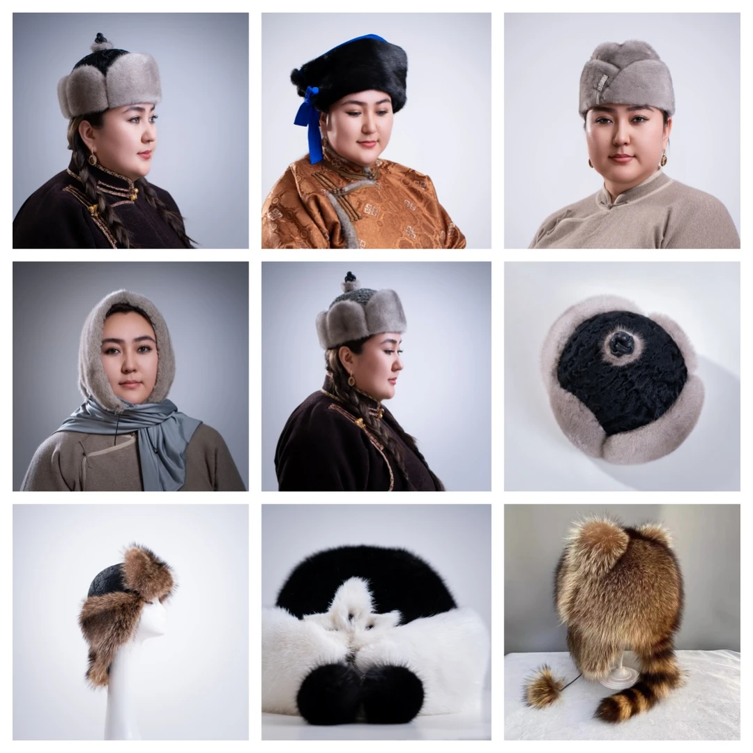 断码帽子清仓水貂帽子按数字拍