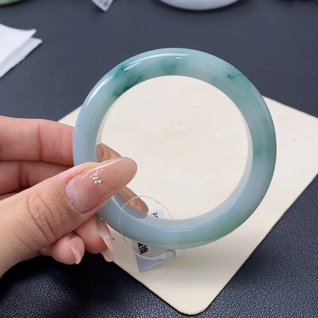 翡翠手镯未镶嵌54正圈