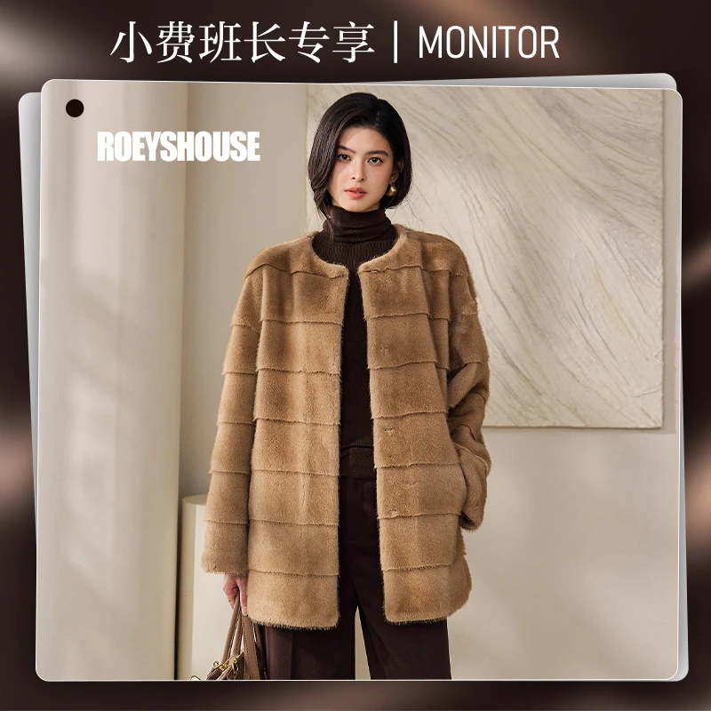 【小费班长专享】罗衣高级外套女冬慵懒加厚皮草12982