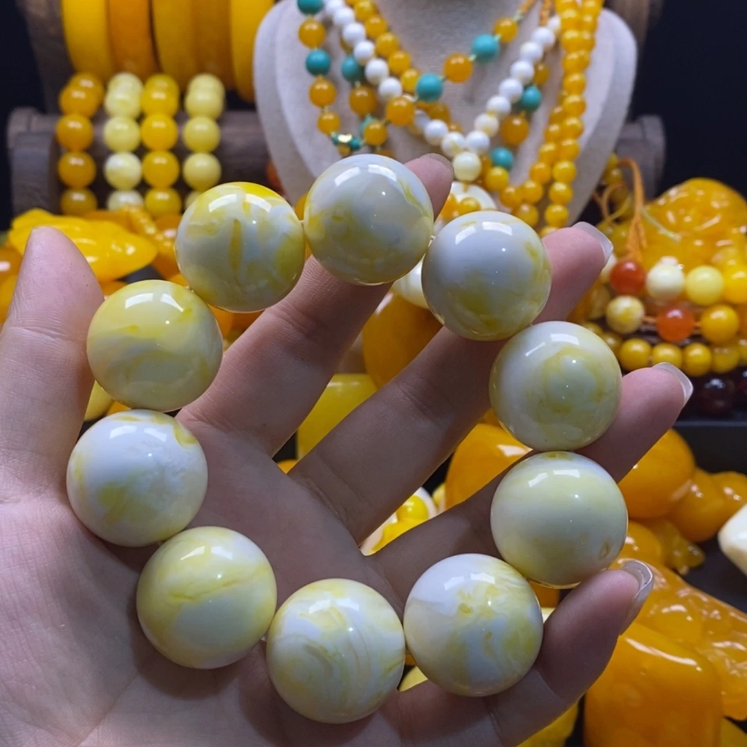 逆***行非金属25白蜜手串