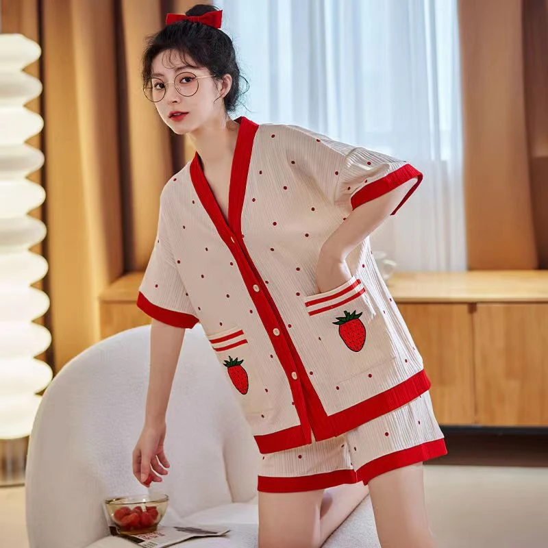 1号链接夏季睡衣家居服-（主播介绍尺码）付款备注编码