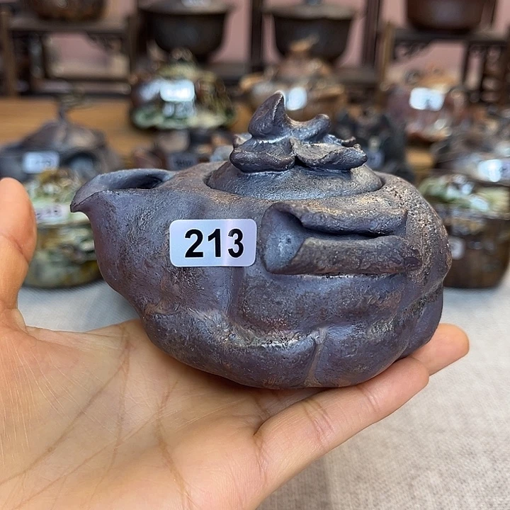 裸柴烧陶瓷手工茶器