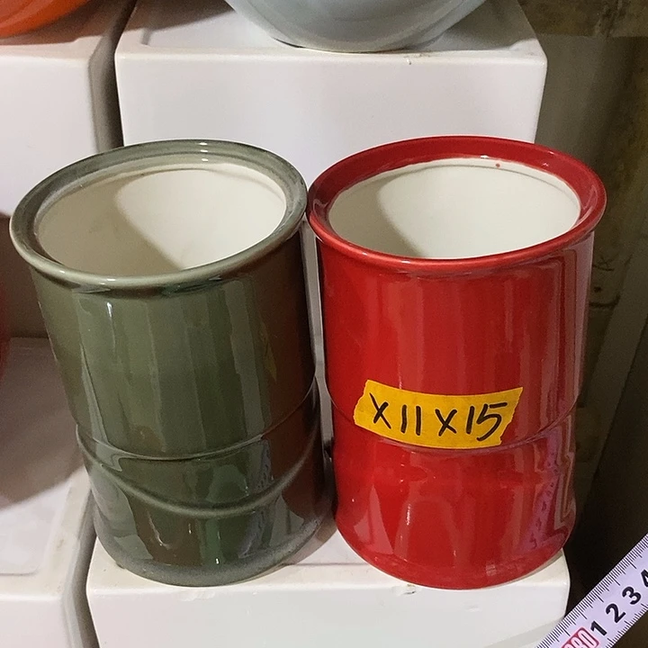 摆件陶盆有孔 瑕疵介意勿拍