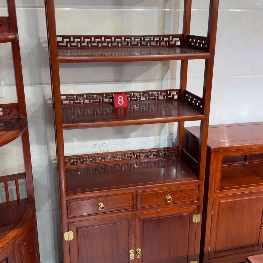 成套家具花梨木类刚果花梨78乘35高178大书柜