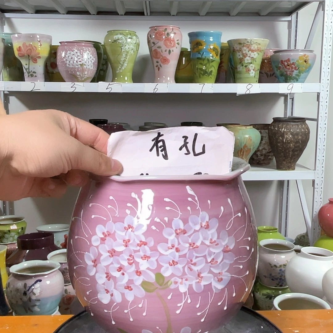 景德镇陶瓷花盆花器123