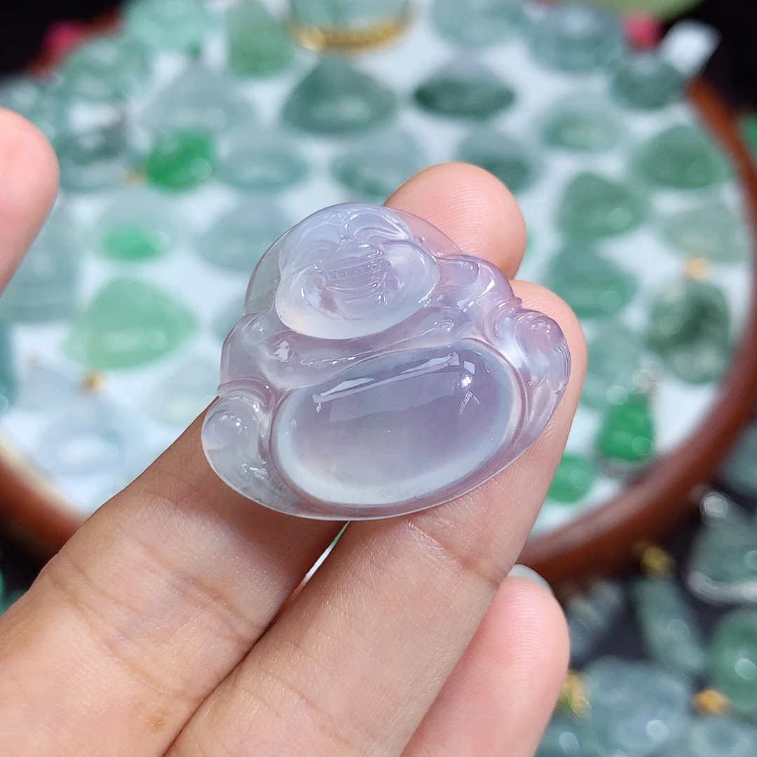 颈饰未镶嵌翡翠佛公