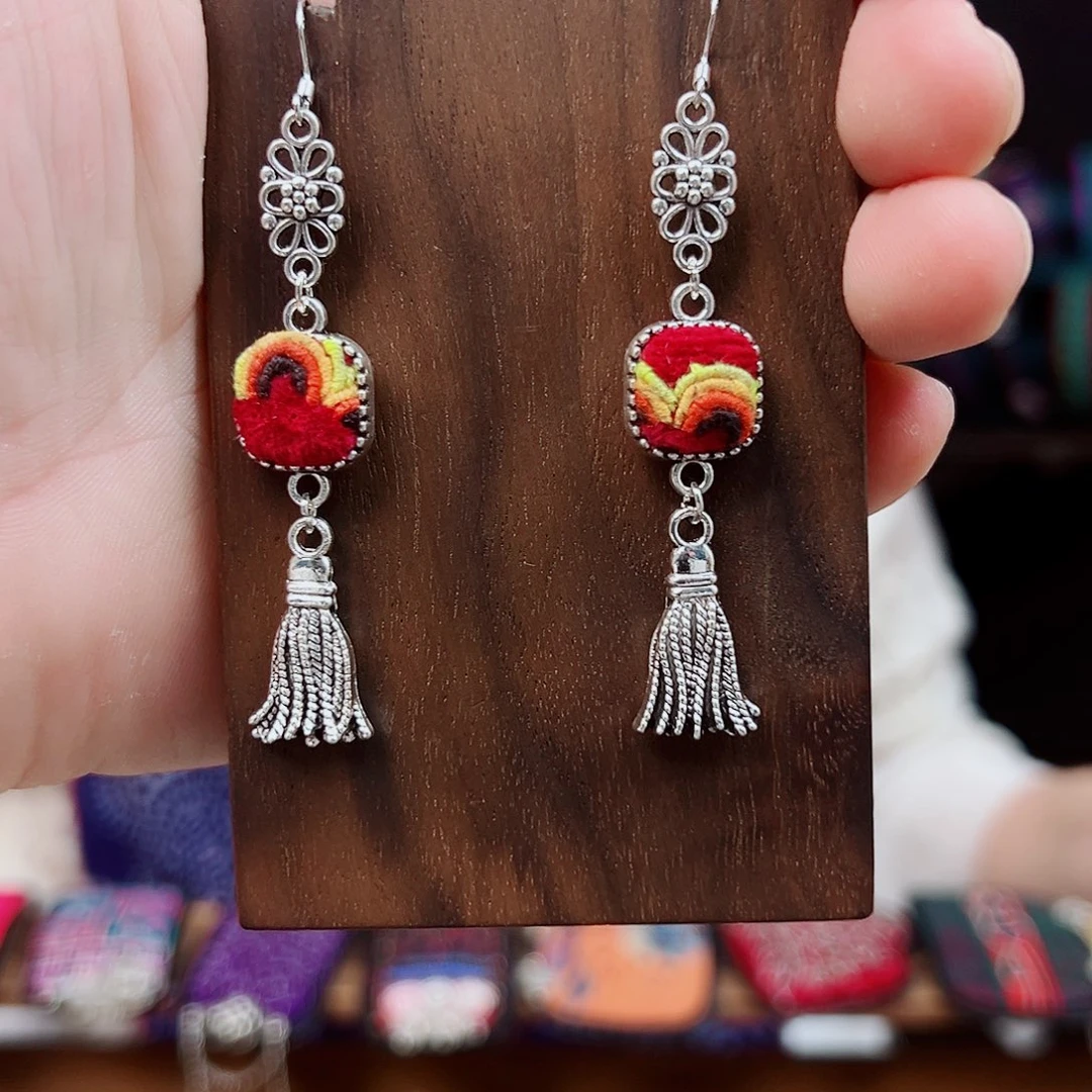 黄铜布艺925银手工饰品