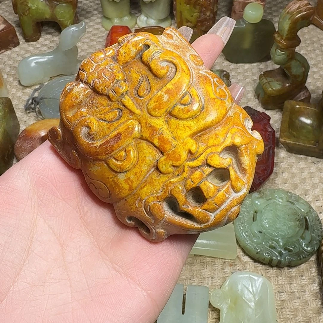 白玉菩提吊坠挂件