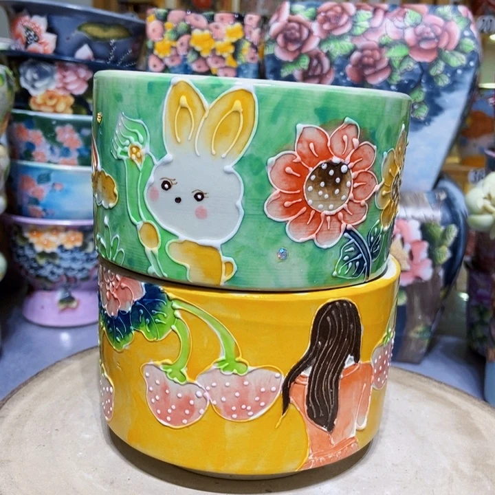 景德镇艺术手绘作品