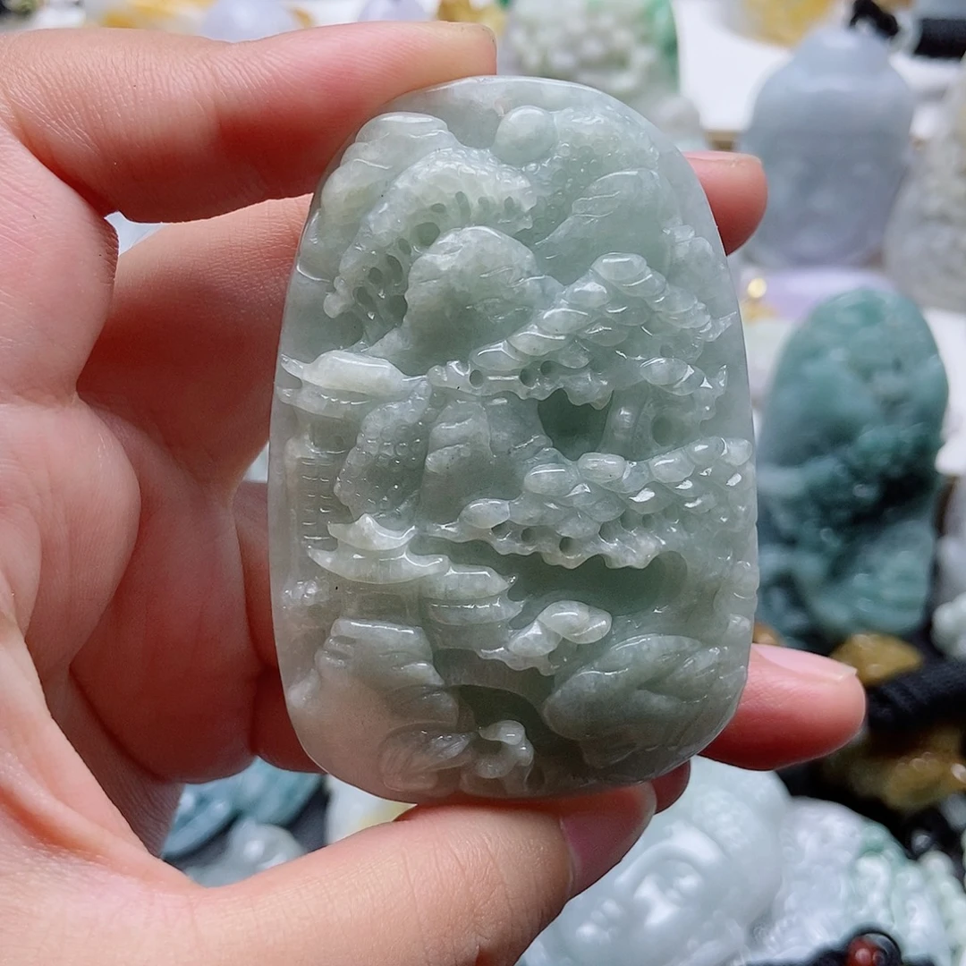 吊坠(不含链)未镶嵌翡翠1